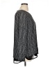The Limited 100% Polyester Houndstooth Black Long Sleeve Blouse Size XL - photo 4