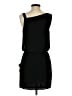 Theory 100% Polyester Solid Black Casual Dress Size 0 - photo 2