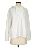 Eberjey 100% Recycled Polyester White Pullover Hoodie Size S - photo 1