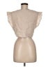 Papermoon 100% Cotton Tan Sleeveless Blouse Size M - photo 2