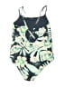 Roxy Tropical Blue Green One Piece Swimsuit Size 12 - photo 2