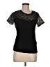 Naf Naf 100% Polyester Black Short Sleeve Top Size M - photo 1