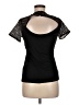 Naf Naf 100% Polyester Black Short Sleeve Top Size M - photo 2