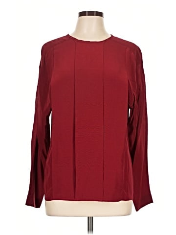 Linda Allard Ellen Tracy Long Sleeve Silk Top (view 1)