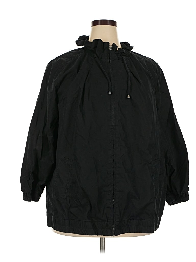 Pre-owned Old Navy Raincoat In Black