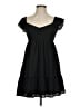 Thirty/Thirty Solid Black Casual Dress Size S - photo 1