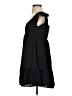 Thirty/Thirty Solid Black Casual Dress Size S - photo 5