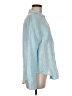 Lilly Pulitzer 100% Polyester Blue Long Sleeve Blouse Size M - photo 4
