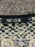 Nic + Zoe Paisley Green Pullover Sweater Size XL - photo 7