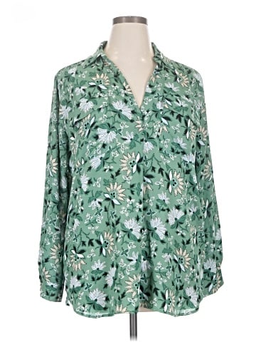 Ann Taylor Long Sleeve Blouse (view 1)