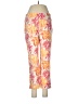 J. McLaughlin Tropical Pink Casual Pants Size 8 - photo 1