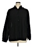 Max Studio 100% Polyester Houndstooth Black Long Sleeve Blouse Size XL - photo 1
