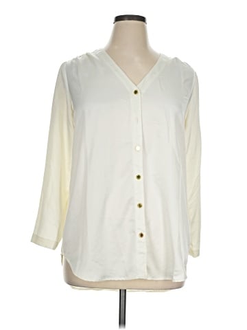G by Giuliana Rancic 3/4 Sleeve Blouse (view 1)
