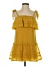 Tularosa 100% Polyester Yellow Casual Dress Size XS - photo 1