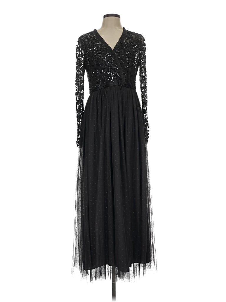 Pre-owned Needle & Thread Cocktail Dress In Black