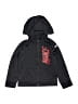 Nike 100% Polyester Black Gray Zip Up Hoodie Size 7 - photo 1