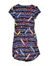 Lularoe Print Blue Dress Size 8 - photo 2