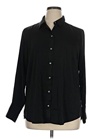 Banana Republic Factory Store Long Sleeve Button-Down Shirt (view 1)