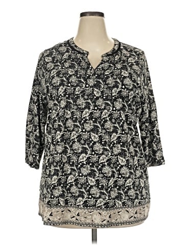 Lucky Brand 3/4 Sleeve Blouse (view 1)