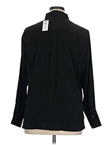 Banana Republic Factory Store Long Sleeve Button-Down Shirt (view 2)