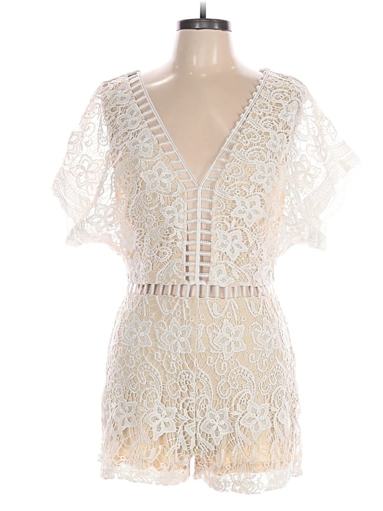 Pre-owned Soieblu Romper In Ivory