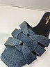 Saint Laurent Blue Sandals Size EU 38 1/2 - photo 5