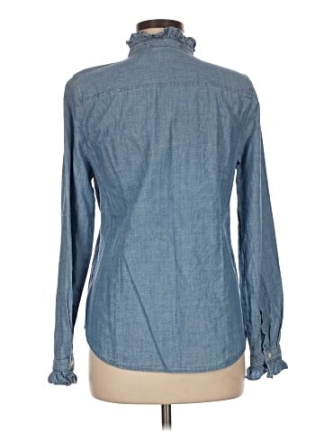 J.Crew Factory Store Long Sleeve Button-Down Shirt (view 2)