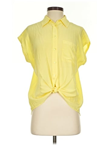 Equipment Short Sleeve Silk Top (view 1)