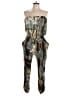Veronica M. Paisley Green Jumpsuit Size L - photo 1