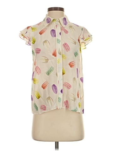 Alice + Olivia Short Sleeve Blouse (view 1)