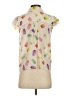 Alice + Olivia 100% Polyester Print Ivory Short Sleeve Blouse Size S - photo 2