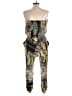 Veronica M. Paisley Green Jumpsuit Size L - photo 2