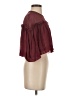 S/W/F Burgundy 3/4 Sleeve Blouse Size S - photo 4