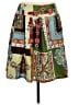Helen Wang 100% Polyester Print Green Casual Skirt Size 6 - photo 1