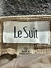 Le Suit 100% Polyester Chevron-herringbone Tan Dress Pants Size 12 - photo 7
