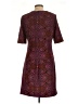 Taylor Print Burgundy Cocktail Dress Size 12 - photo 2