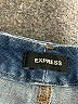 Express Solid Blue Jeans Size M - photo 7