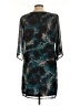 Spense 100% Polyester Camo Teal Casual Dress Size 12 - photo 2