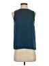 Theory 100% Polyester Blue Sleeveless Top Size P (petite) - photo 1