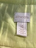Chico's 100% Polyester Yellow Sleeveless Blouse Size XXL (4) - photo 7
