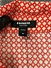 Express 100% Polyester Orange Long Sleeve Polo Size M - photo 7