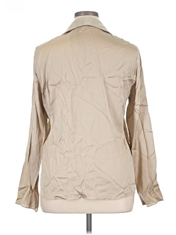 Elie Tahari Long Sleeve Silk Top (view 2)