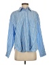 Gap 100% Cotton Stripes Blue Long Sleeve Blouse Size S - photo 1