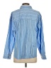 Gap 100% Cotton Stripes Blue Long Sleeve Blouse Size S - photo 2
