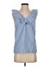 J.Crew Blue Sleeveless Blouse Size 00 - photo 1