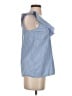 J.Crew Blue Sleeveless Blouse Size 00 - photo 4