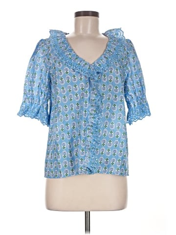 J.Crew Factory Store Short Sleeve Blouse (view 1)