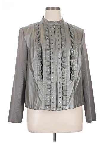 Peter Nygard Leather Jacket (view 1)