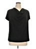 Jaclyn Smith Black Short Sleeve Top Size XL - photo 1