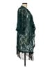 Lularoe Teal Kimono Size L - photo 4